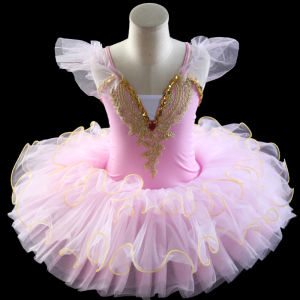 New Arrival Ballet Costumes Girls Ballet Skirt Suspender Gauze Skirt Childrens Pettiskirt Little Swan Dance Tutu Skirt