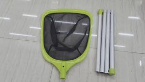 Aluminum Alloy Pole Pool Leaf Skimmer Net Durable Rake for Swimming Pool Debris & Leaf Cleaning