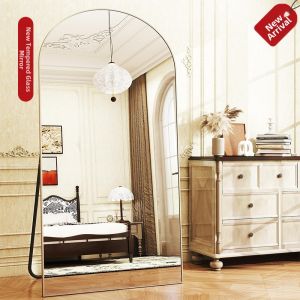 French Arched Full-length Mirror For Girls Bedroom