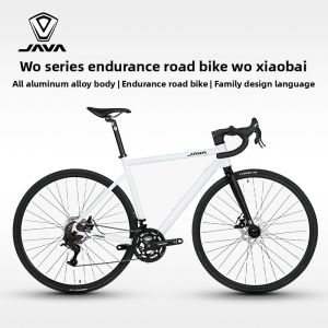 Java Aluminum Alloy Road Bike Gear Disc Brake Endurance Type Racing Bicycle Bent Handle High Speed Road Racing Bike