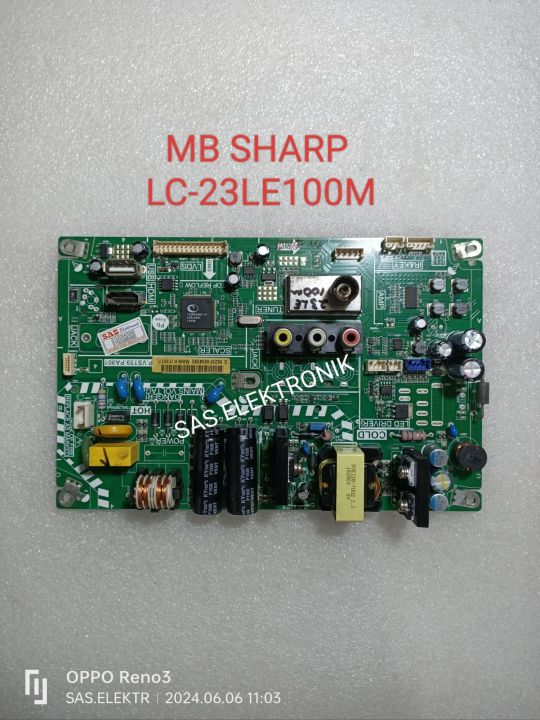 MB BOARD MOTHERBOARD MAINBOARD MESIN TV LED SHARP 23 INCH LC23LE100M  LC-23LE100M LC-23LE100 M