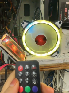 M18 - Fan led tải nhiệt Red Dragon RGB và dual ring cho máy tính 2018