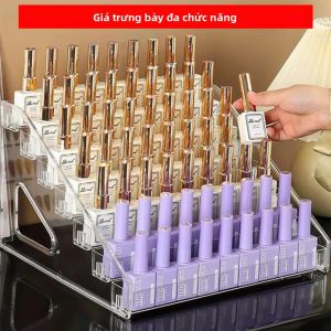 Giá Để Trưng Bày Đa Năng Bằng Acrylic - Giá Để Đồ 3/4/5/6/7 Tầng Để Sơn Móng Tay Son Môi Mỹ Phẩm Kiểu Để Sàn Thân Thiện Với Môi Trường