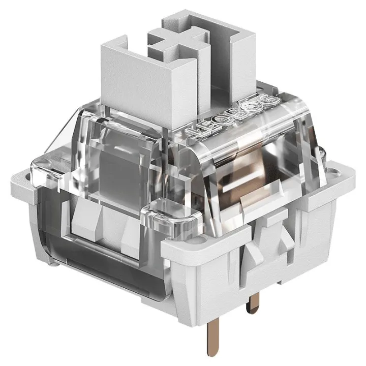 LEOBOG | Công tắc phím cơ trục gỗ màu xám 3 chân có thể tháo rời ...