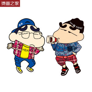 Heat Transfer Patch Home Thermal Transfer Online Red Fashion Pattern Crayon Xiaoxin Cartoon Unique Heat Transfer Patch Spot Hot Sale Heat Transfer Printing