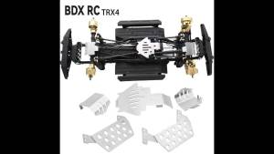 Tấm Bảo Vệ Trục Khung Gầm Bằng Thép Không Gỉ Cho Xe Bánh Xích RC 1/10 TRX-4 - Miễn Phí Vận Chuyển