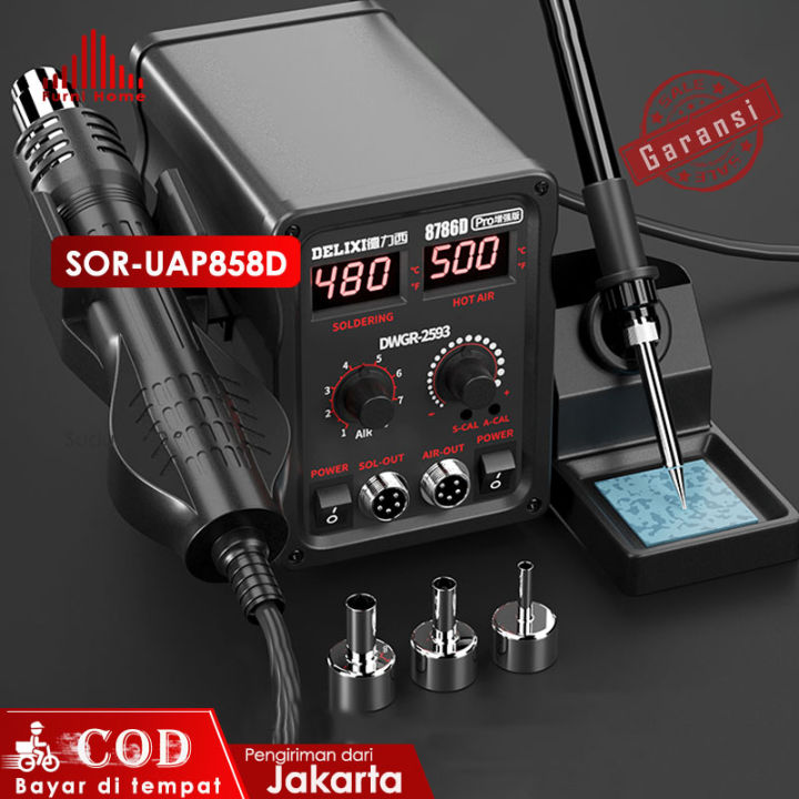 858D SOLDER BLOWER HOT AIR SOLDER UAP BLOWER ORIGINAL / Blower Uap 858D
