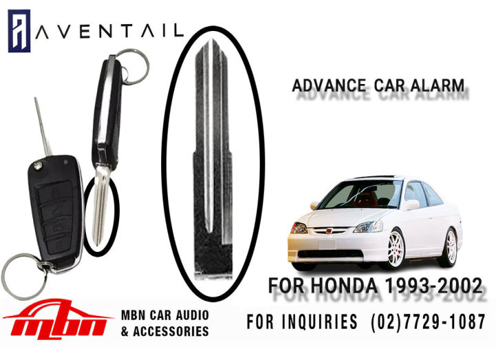 19932002 HONDA CAR ALARM SYSTEM AVENTAIL CAR ALARM AUTO SECURITY WITH