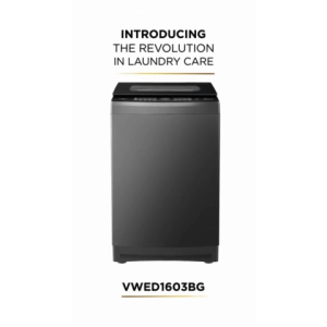 Whirlpool 16.0 kg Inverter Top Load Washer VWED1603BG (Grey)