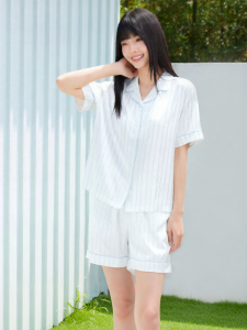 Secret World | Cooling Ice Silk Pajama Set