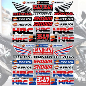 Honda HRC Reflective Stickers Honda REPSOL CBR RR Series Motorcycle Universal Modified Waterproof Personality Decorative Decals