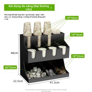 Tay Cầm Ly Nhựa Acrylic Đen Dùng Một Lần