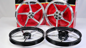 MUTAKIN Motorcycles CNC Mags 511 For YAMAHA Sniper 150/155 Front Disc 4Holes Rear Disc 5Holes 1.6x1.6x17s