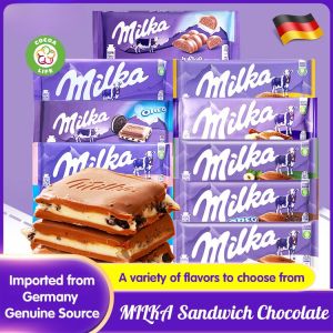 Black Colorful Blocks Bubbly Nut Chocolate Milk Chocolate and Myka Chocolate Snack Blocks