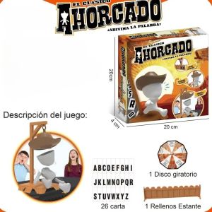 The multiplayer entertainment hangman board word-guessing game is a perfect choice for parties available in Spanish and English