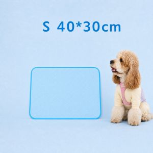 2026 Upgraded Ice-Cool Summer Pet Cooling Mat and Bed Sweat-Absorbent Fabric Available in 4 Sizes for Small Medium and Large Pet