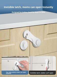 MONLEYTA | Child Safety Lock For Windows And Doors Anti-Cat Jumping Out Windproof Sliding Window Screen Plastic Fixator Limit Device