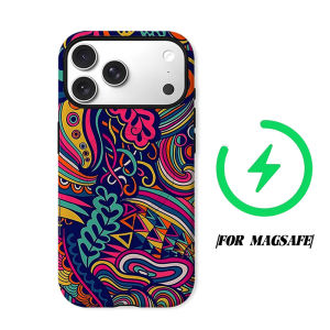 BILIBILI | Color Swirl Abstract Phone Case for iPhone 18 17 16 15 14 13 12 11 Air Pro Max Plus Double-layer Cover