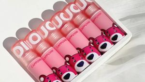 【COD】CAPPUVINI Matte Lip Glaze Velvet 5 Warna Matte Lip Mud Lipgloss Cappuvini Korea Lipstik - 💞Margot