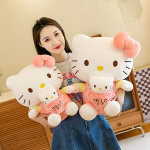 32Cm Sanrio Hello Kitty Mẹ Và Con Hoạt Hình Anime Mềm Mại Sang Trọng Búp Bê Thú Nhồi Bông Bạn Đồng Hành Đồ Chơi Dành Cho Trẻ Em Quà Tặng Sinh Nhật