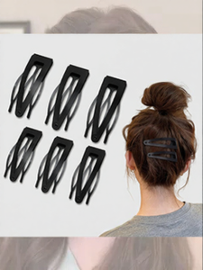 NING ZHOU | Black Invisible Hair Clip for Volume and Height