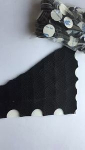 HOUSEEN Alas Kaki Meja Lemari Kulkas EVA Pad Model Kotak 4 PCS - NY4 - Black