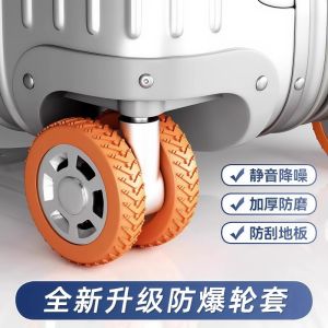 Vỏ Lót Lăn Bằng Silicon Chống Bụi Bẩn Cho Hành Lý Bằng Cao Su Tĩnh Lặng Thay Thế Cho Lăn Đa Năng Cho Túi Xách Và Túi Du Lịch