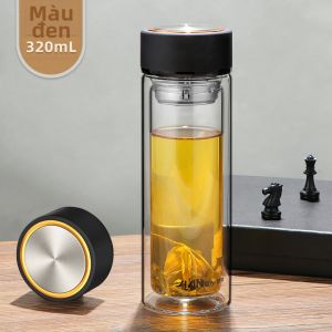 FUGUANG | Tách Trà Kính Hai Lớp Chống Nóng Trong Suốt