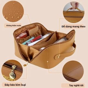 Túi Đựng Đồ Trang Điểm Sang Trọng Dành Cho Nữ Túi Đựng Mỹ Phẩm Du Lịch Túi Đựng Mỹ Phẩm Bằng Nylon Hộp Đựng Đồ Vệ Sinh Cá Nhân Dành Cho Nữ Hộp Đựng Đồ Có Khóa Kéo