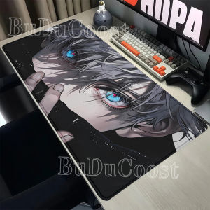 Bandai | HD Printing Jujutsu Kaisen Gojo Satoru Large Mouse Pad Gaming Mousepad Lock Edge Computer Keyboard Rubber Non-slip Base Desk Mat