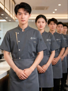 Summer Thin Short Sleeve Chef Uniform