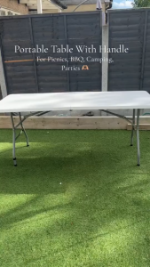 SSS 4FT 6FT Heavy Duty Folding Table - Portable Dining/Camping |School | Indoor Outdoor Church
