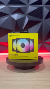 Fan Case Corsair RS120 ARGB BLACK (CO-9050181-WW) (Bộ 3 Quạt) - Hàng Chính Hãng
