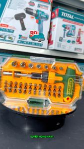 Jadever ชุดไขควงอเนกประสงค์ ด้ามตัวที พร้อมดอกไขควง และ ลูกบล็อค 45 ชิ้นชุด รุ่น JDSS8B45 ( 45 Pcs T-handle wrench screwdriver set )