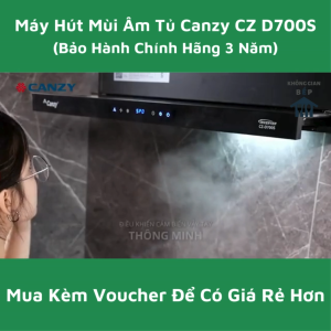 (-500K) Máy Hút Mùi Âm Tủ Canzy CZ-H1170AT Model Mới - Lực Hút Mạnh Tích Hợp Cảm Ứng 3 Chế Độ