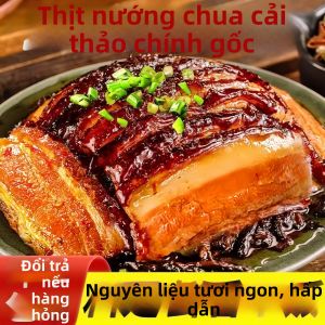 Thịt Ba Chỉ Xông Khói Sẵn với Mei Cai Tiêu Chuẩn Khách Sạn 5 Sao