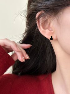 Pianist | Stylish S925 Sterling Silver Gourd Earrings Unique Design