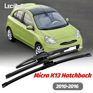 1set Front & Rear Windshield Wiper Blades Windscreen Wipers For Nissan Micra K13 Hatchback 2010-2016 2011 2012 2013 Accessories