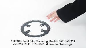 BUCKLOS Double Road Bike Chainring 110 BCD Crown 50-34T 52-36T 53-39T Round Narrow Bicycle Chainwheel for R7000 R8000 R9000