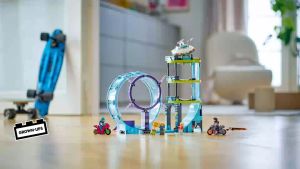 LEGO City 60361 Ultimate Stunt Riders Challenge Building Toy Set (385 Pieces)