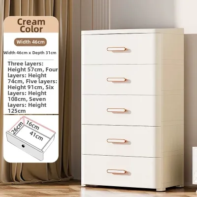 JILI | Pull-Drawer Storage Cabinet Japanese Bedroom Bedside Table