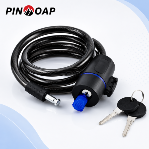 PINMOAP 1PC Bike Lock Bicycle Anti Theft Security Lock For Mtb Road Mountain Commuter Bike Scooter Cycling Replacement Accessori