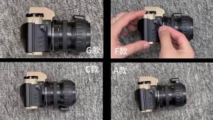 Camera Strap Eyelet Split Adapter Camera Strap Triangular Split Ring Hook for Sony DSLR SLR Rangefinder Mirrorless Camera