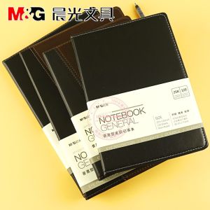 Morningside Plain Cover Notebook 120 Pages วารสารธุรกิจแบบเรียบง่าย หนัง 25K สำหรับนักเรียนและผู้บริหาร