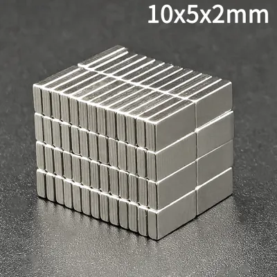Gói Hàng Loạt Nam Châm Đĩa Siêu Mạnh 10x5x2mm Dùng Cho Tủ Lạnh Đồ Thủ Công Khoa Học Xây Dựng DIY - Bộ 20/50/100 Chiếc