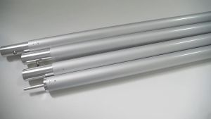 2.4m Pole Rod Flysheet Top Pin Removable 28mm Aluminum Flysheet Camping Pole Adjustable