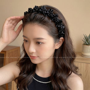 PINK EMPRESS | Phụ Kiện Tóc Dây Đeo Đầu Thêu Ren Đen Thời Trang