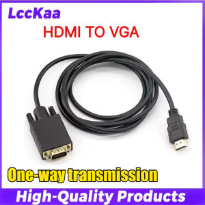 HDMI To VGA Cable 1080P HDMI-Compatible To VGA Converter for Computer Laptop Projector Monitor Laptop PC TV Displayer XBox PS4