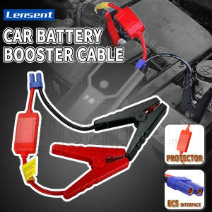 Lensent Cable Booster BOOSTER CABLE Cable Wire Power Bank Car Jumper Rubber Joint Jumper Cable Solder Joint Jumper Car Battery Booster Cable with clamp For Car Jump Starter Power Bank