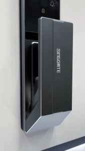 {Fire Rated Certified} Include Installation -SINGGATE- <FR051> 3D Face & Palm Vein Recognition+Video Call Door Viewer Digital Lock (2 Years Warranty)
